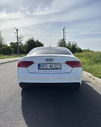Audi A5 cena 46900 przebieg: 156951, rok produkcji 2015 z Ropczyce małe 352